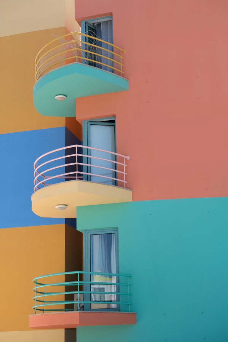 immeuble coloré